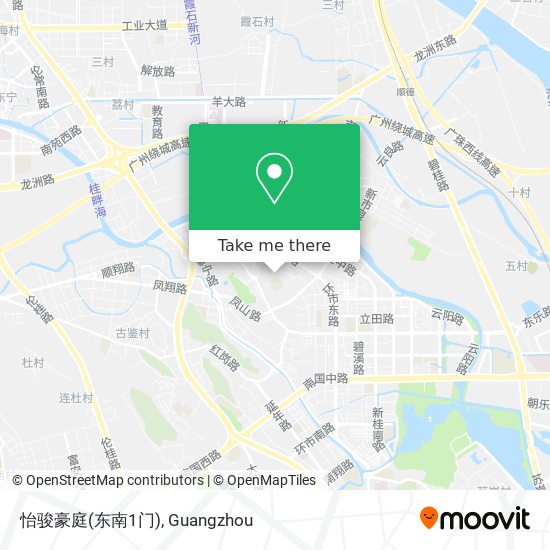 怡骏豪庭(东南1门) map