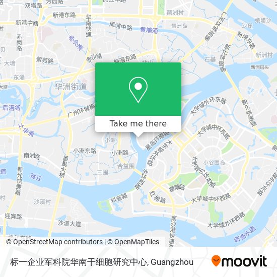标一企业军科院华南干细胞研究中心 map