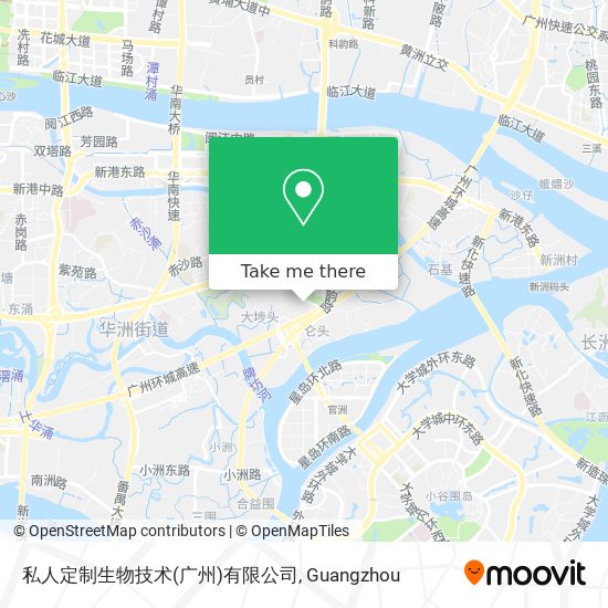 私人定制生物技术(广州)有限公司 map