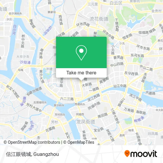 信江眼镜城 map