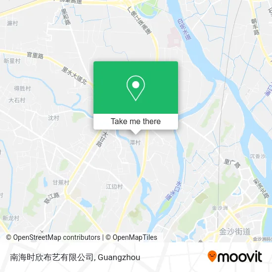 南海时欣布艺有限公司 map