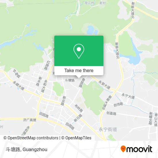 斗塘路 map