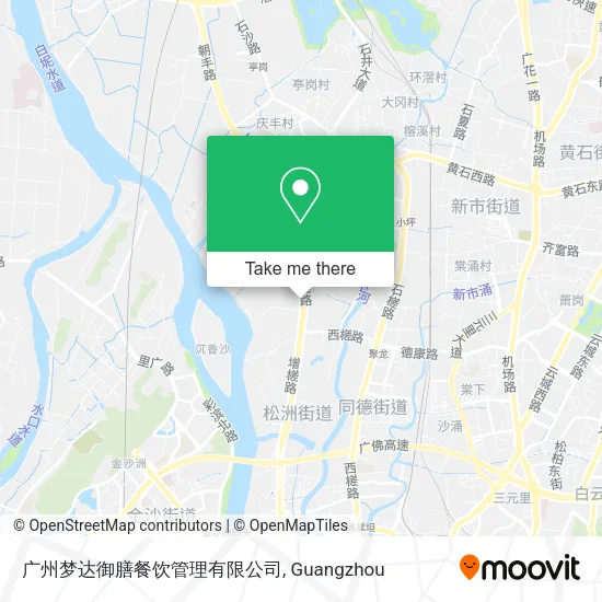 广州梦达御膳餐饮管理有限公司 map