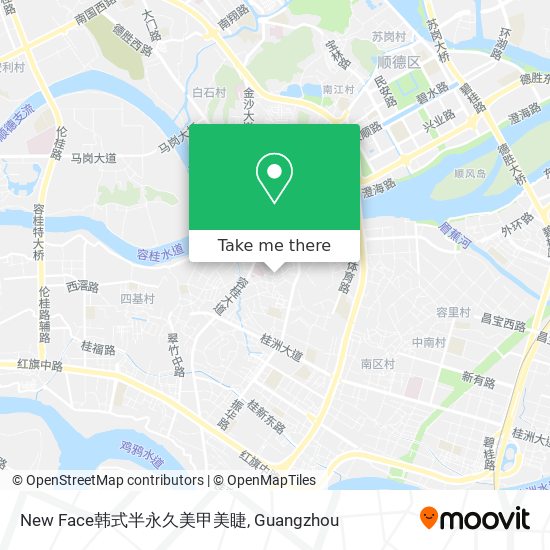 New Face韩式半永久美甲美睫 map