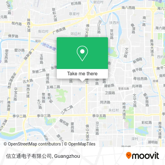 信立通电子有限公司 map