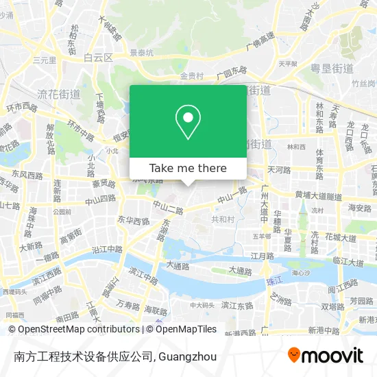 南方工程技术设备供应公司 map