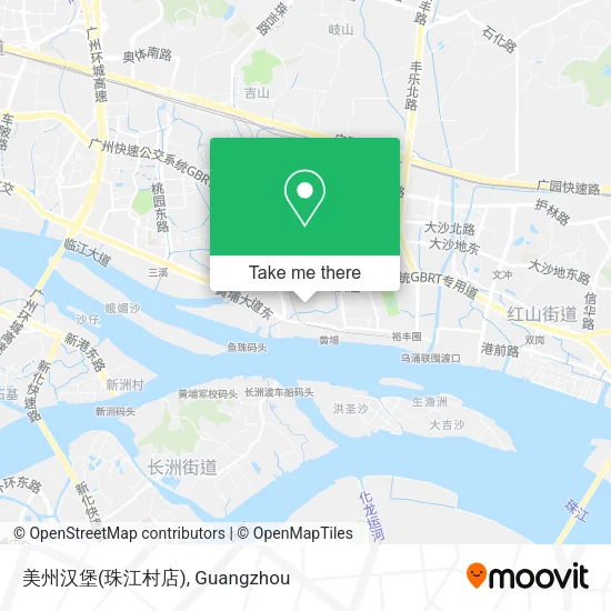 美州汉堡(珠江村店) map