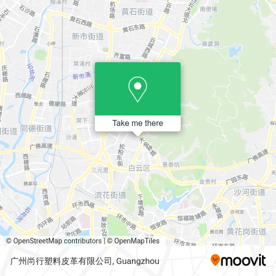 广州尚行塑料皮革有限公司 map
