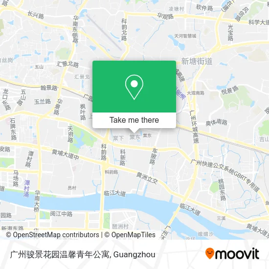 广州骏景花园温馨青年公寓 map