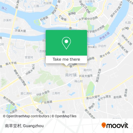 南草堂村 map