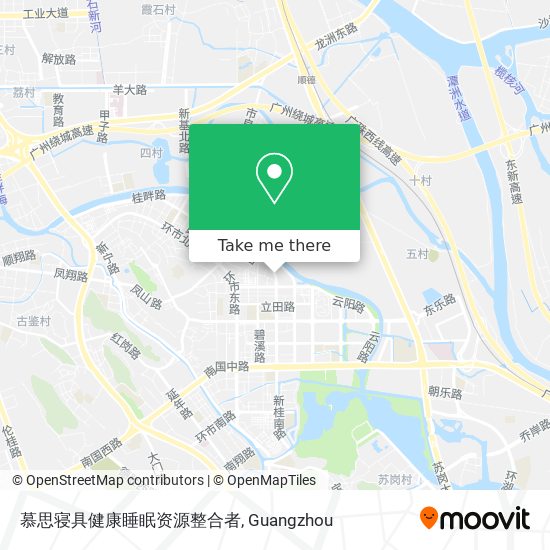 慕思寝具健康睡眠资源整合者 map