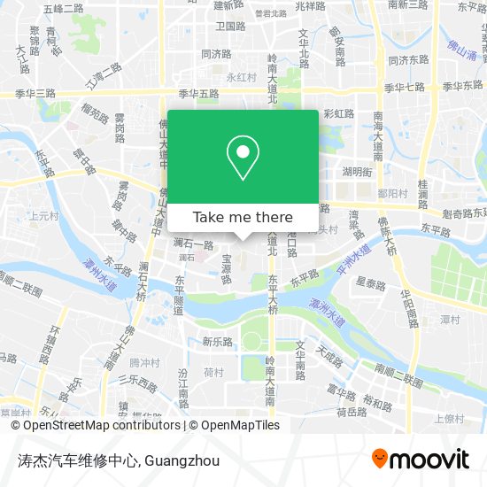 涛杰汽车维修中心 map