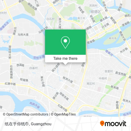 纸在乎你纸巾 map