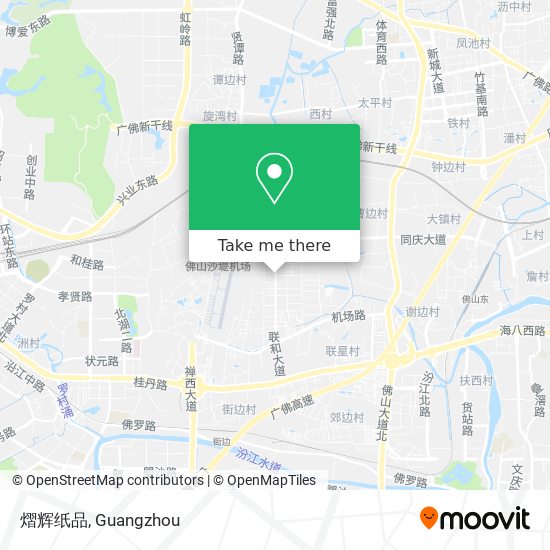 熠辉纸品 map