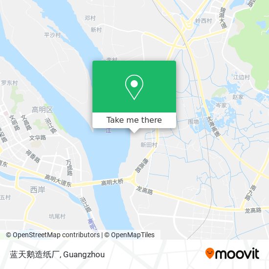 蓝天鹅造纸厂 map