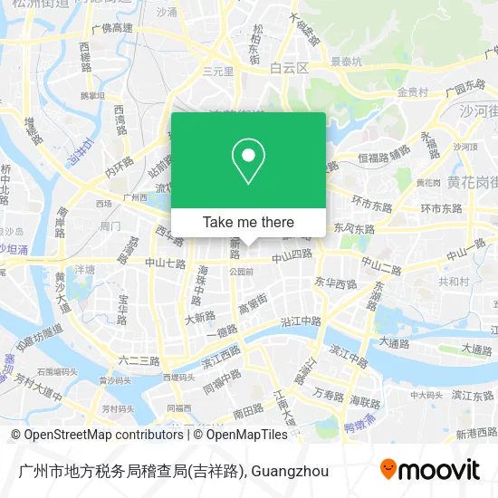 广州市地方税务局稽查局(吉祥路) map