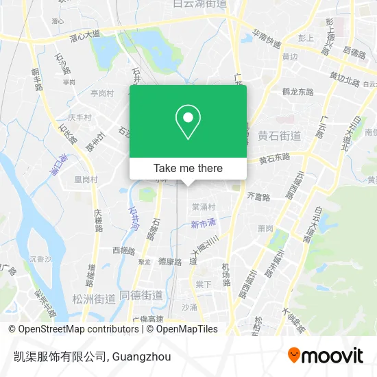凯渠服饰有限公司 map