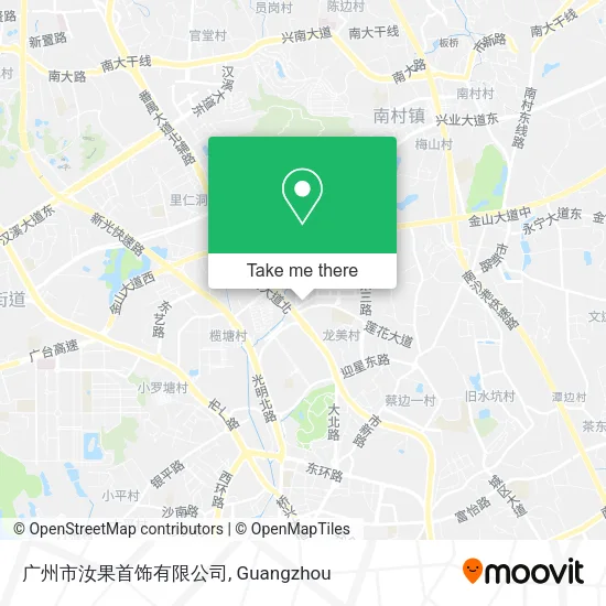 广州市汝果首饰有限公司 map
