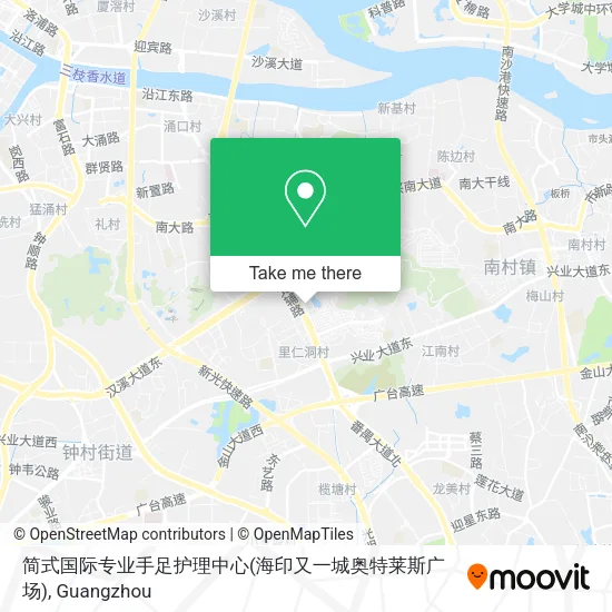 简式国际专业手足护理中心(海印又一城奥特莱斯广场) map