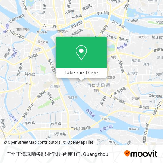 广州市海珠商务职业学校-西南1门 map