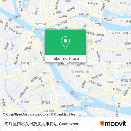 海珠区南石头街残疾人康复站 map