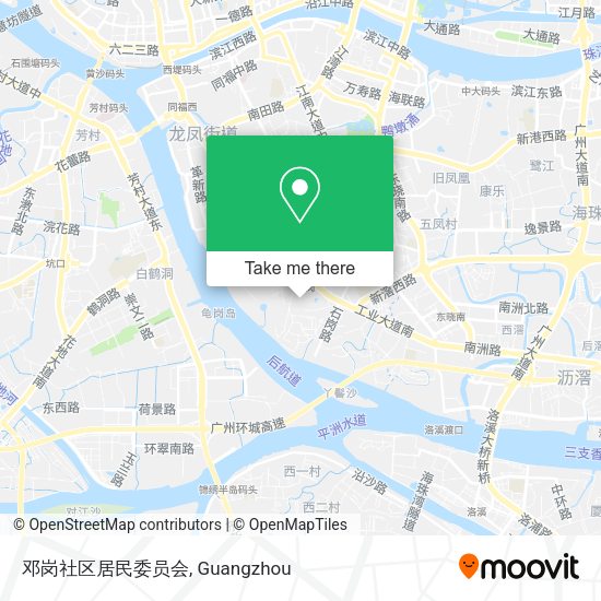 邓岗社区居民委员会 map