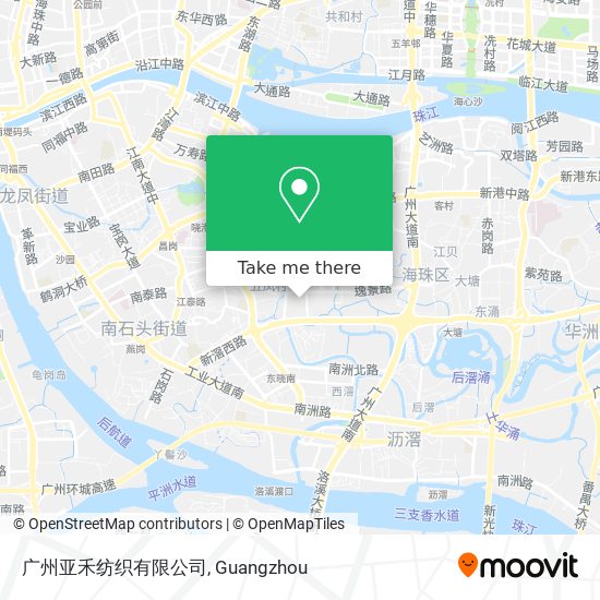 广州亚禾纺织有限公司 map