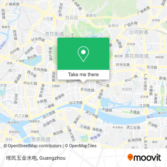 维民五金水电 map