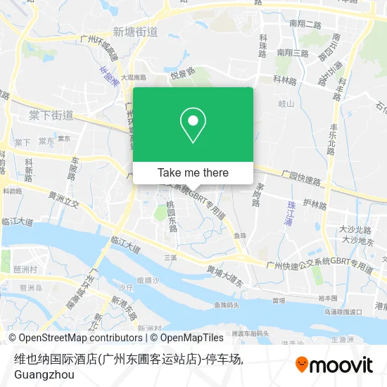 维也纳国际酒店(广州东圃客运站店)-停车场 map