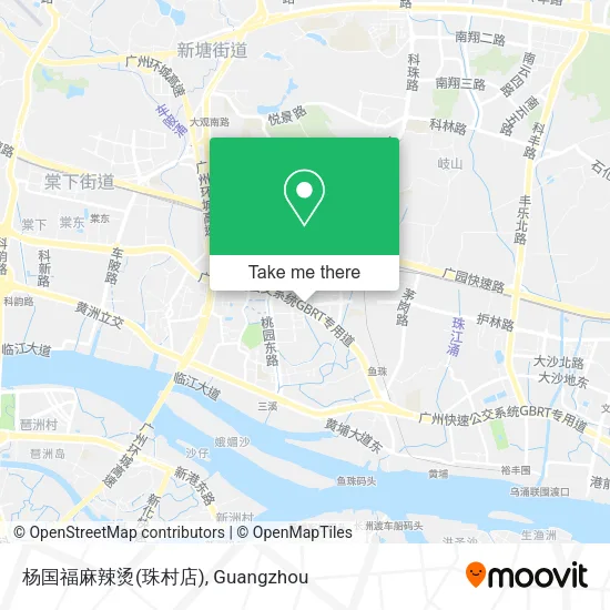 杨国福麻辣烫(珠村店) map