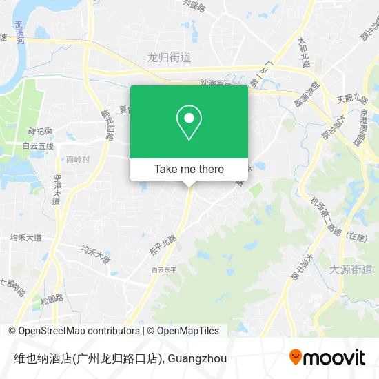 维也纳酒店(广州龙归路口店) map