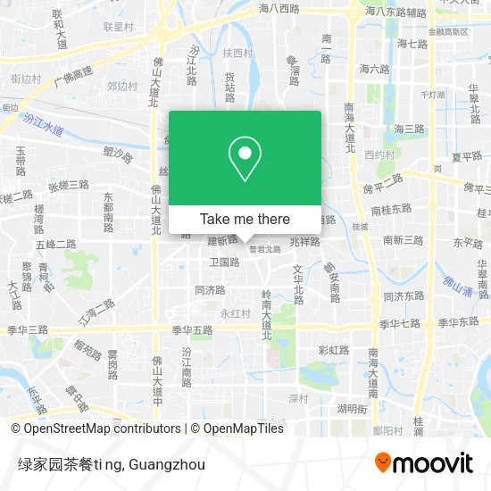 绿家园茶餐ti ng map