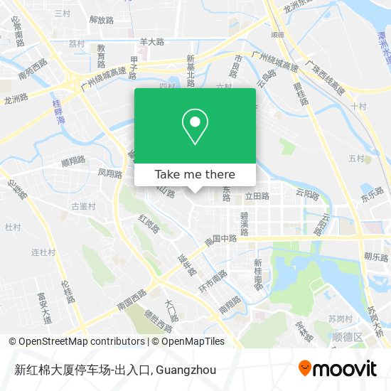 新红棉大厦停车场-出入口 map