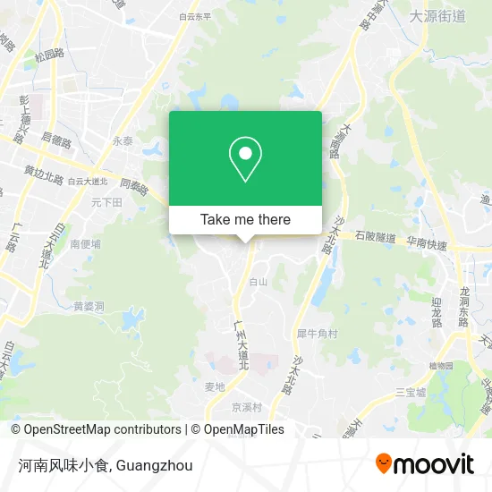 河南风味小食 map