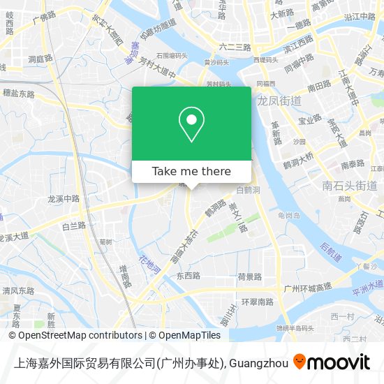 上海嘉外国际贸易有限公司(广州办事处) map