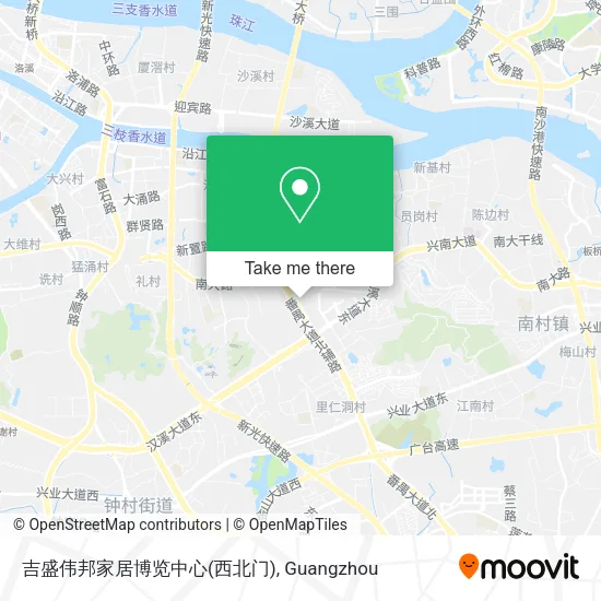 吉盛伟邦家居博览中心(西北门) map