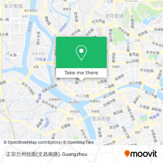 正宗兰州拉面(文昌南路) map