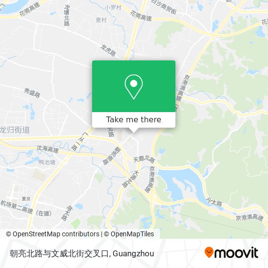 朝亮北路与文威北街交叉口 map