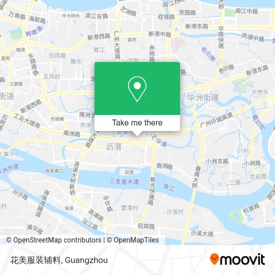 花美服装辅料 map
