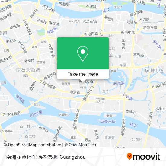 南洲花苑停车场盈信街 map