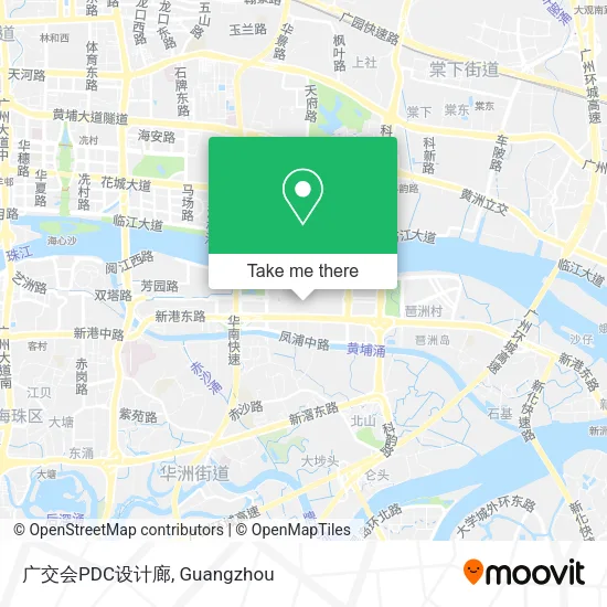 广交会PDC设计廊 map