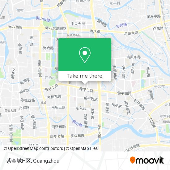 紫金城H区 map