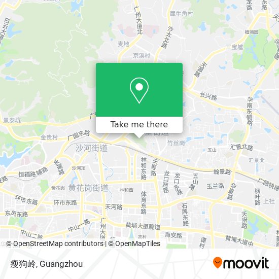 瘦狗岭 map