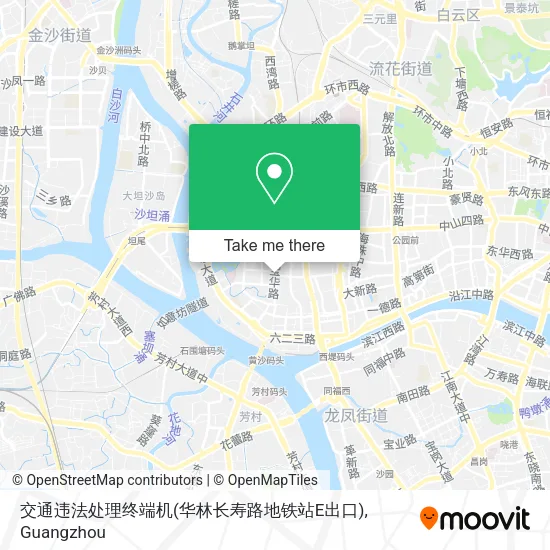 交通违法处理终端机(华林长寿路地铁站E出口) map