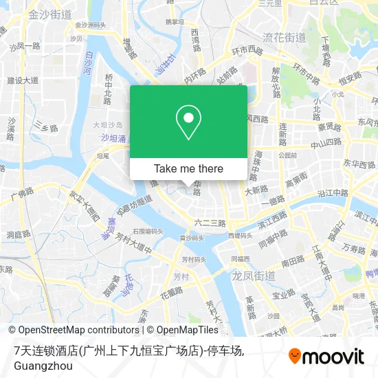 7天连锁酒店(广州上下九恒宝广场店)-停车场 map