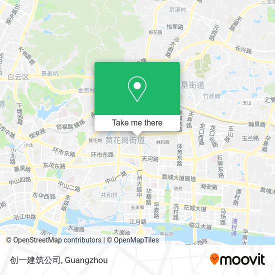创一建筑公司 map
