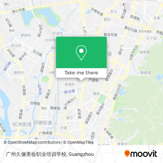 广州久俪美妆职业培训学校 map