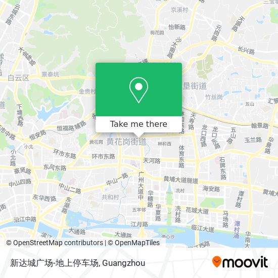 新达城广场-地上停车场 map