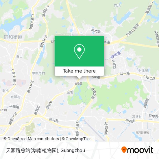 天源路总站(华南植物园) map