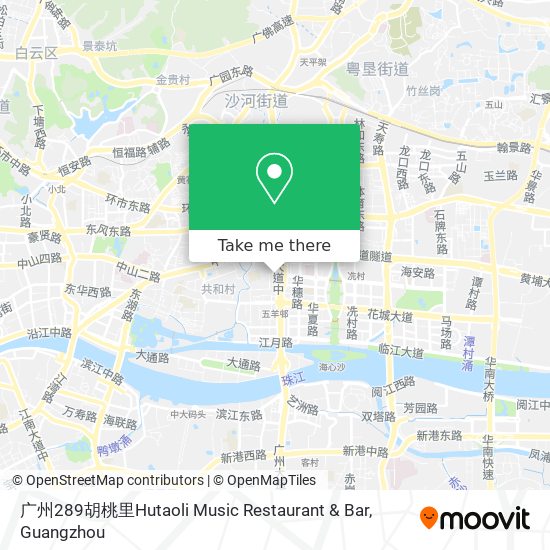广州289胡桃里Hutaoli Music Restaurant & Bar map